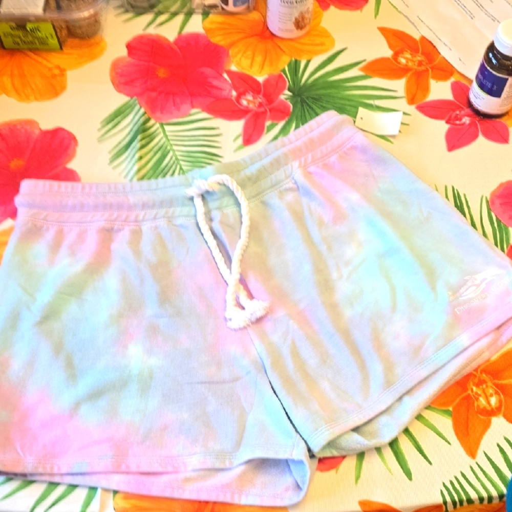 NWT Discovery Cove Tye Dye Shorts, Size L